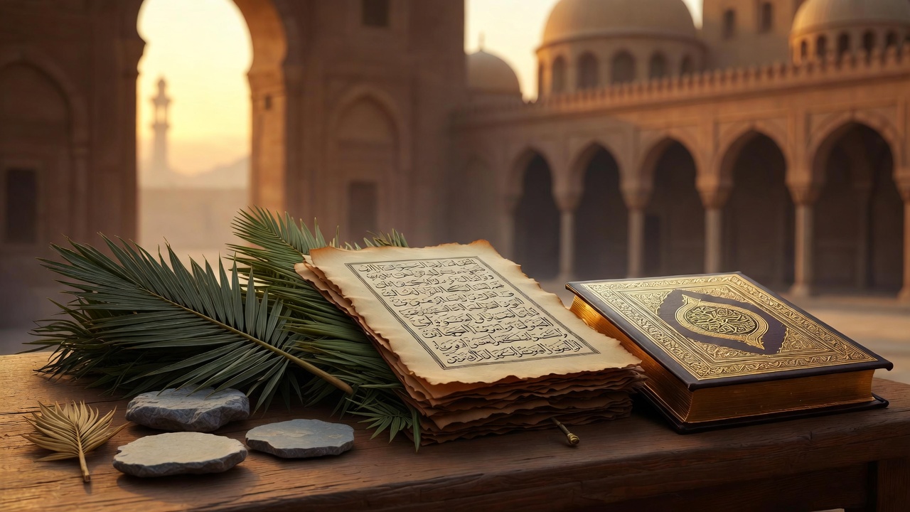 Dari Pelepah Kurma hingga Mushaf Utsmani: Sejarah Pembukuan Al-Qur’an